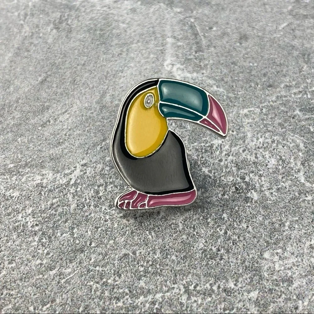 Toucan Enamel Pin/ Brooch Lapel